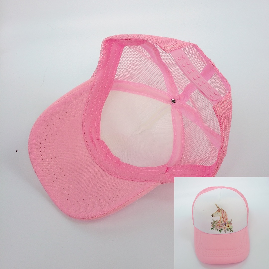 baby girl unicorn hat cap accessories for 2-8 year girls unicorn rainbow baseball cap casquette summer sun truck hat for kids 