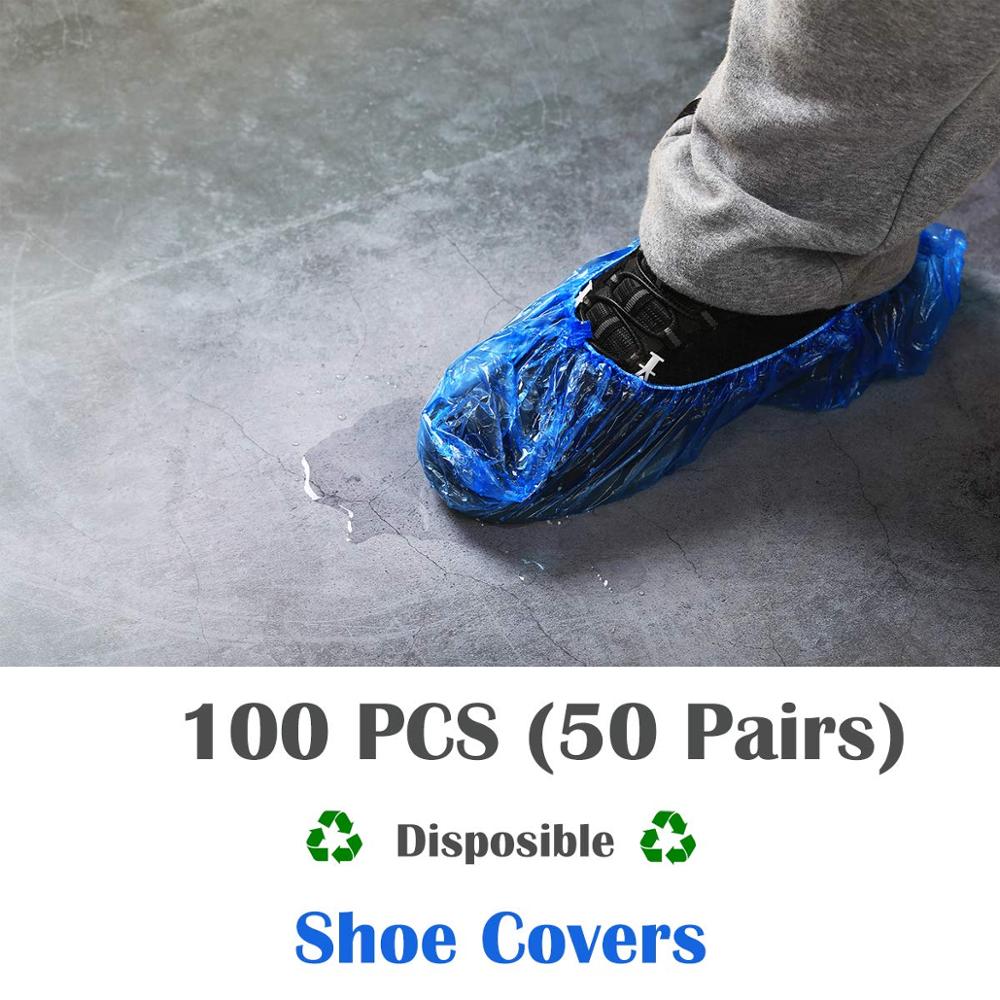 Automatic Disposable Shoe Cover Waterproof Overshoes Dispenser Portable Hand-Free Machine for Home, Office, Supermarket, Factory 