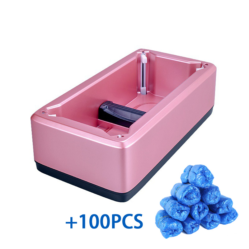 Automatic Disposable Shoe Cover Waterproof Overshoes Dispenser Portable Hand-Free Machine for Home, Office, Supermarket, Factory
