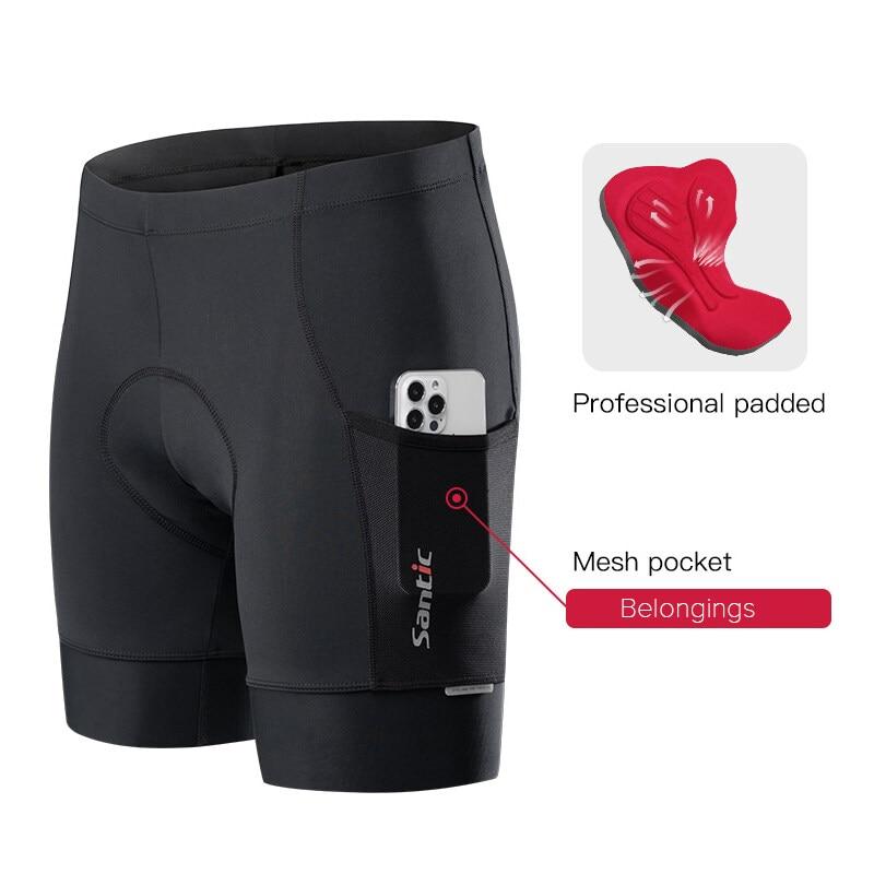 4D Padded Biking Shorts with Pockets 
