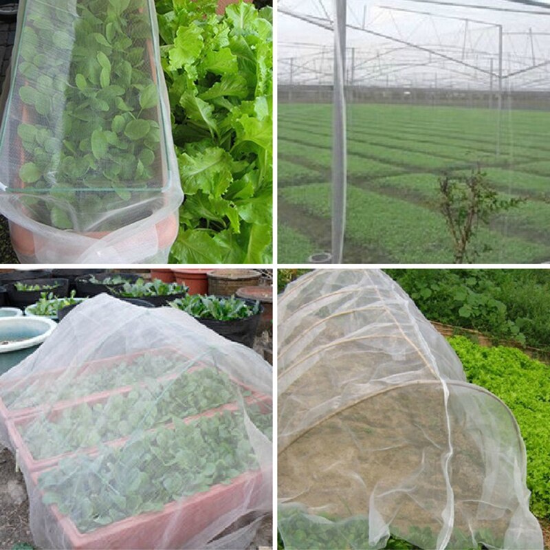 60 Mesh Plant Vegetables Insect Protection Net Flowers Protective Net Fruit Care Cover Greenhouse Garden Pest Control Anti Bird 