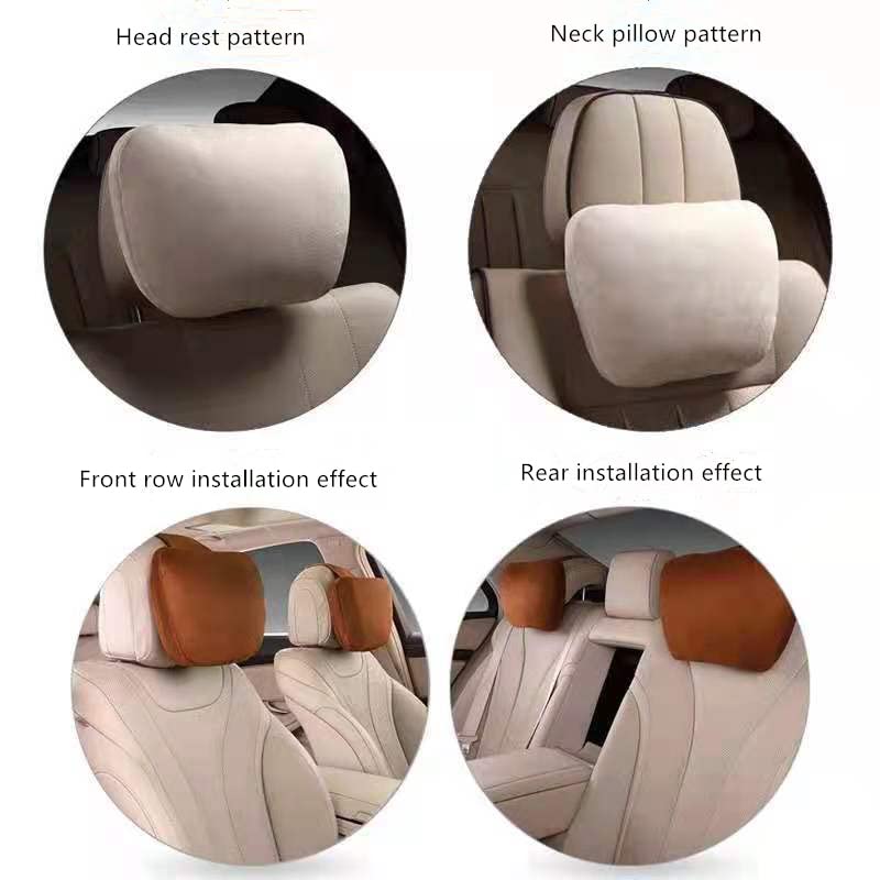 Car Headrest Neck Support Travel Pillow Maybach Design S Class Soft Universal Top Quality Adjustable Seat Pillows Car Accessory