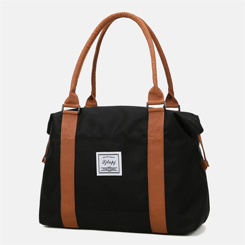 Fashion Large Travel Bag Women Cabin Tote Bags Handbag Oxford Cloth Canvas Waterproof Shoulder Bag Women Weekend Overnight Bag