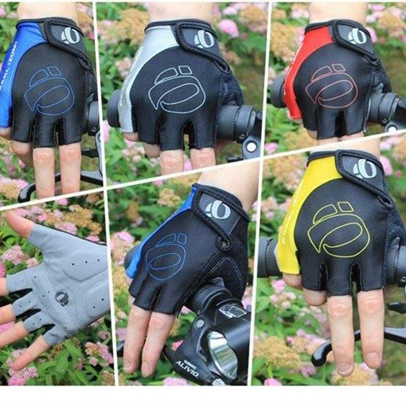 ZK50 Gel Half Finger Cycling Gloves Anti-Slip Anti-sweat Anti Shock MTB Road Bike Gloves Bicycle Left-Right Hand Gloves 