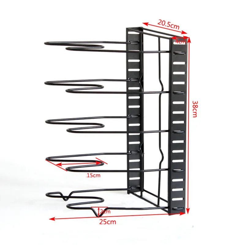 Adjustable Tiers Kitchen Rack Color: 5 Tiers Free Shipping: USA 