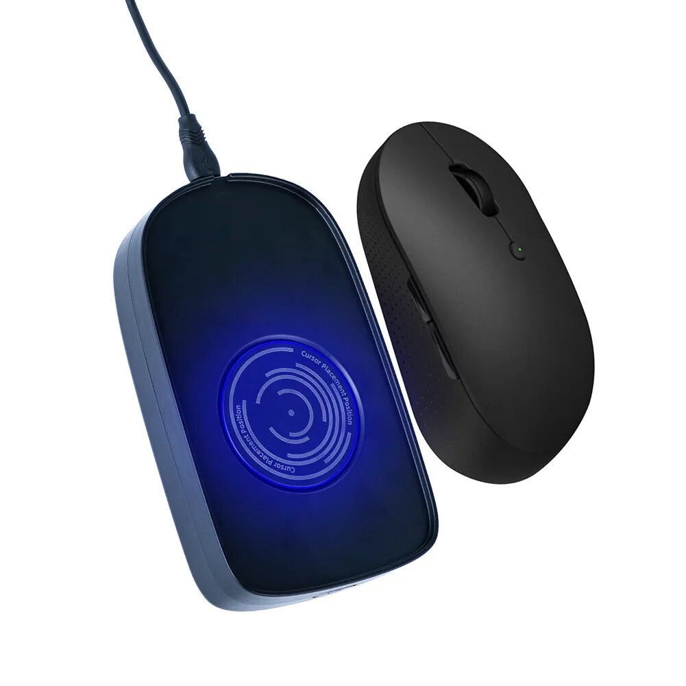 Undetectable Mouse Jiggler 5V 1A Virtual Mouse Mover Wired Wireless Mouse Compatible for Computer Awakening for Keeps PC Active 