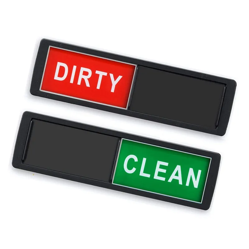Dishwasher Magnet Clean Dirty Sign Non-Scratching Strong Magnet 2 Double-sided Dirty Clean Dishwasher Magnet Cover