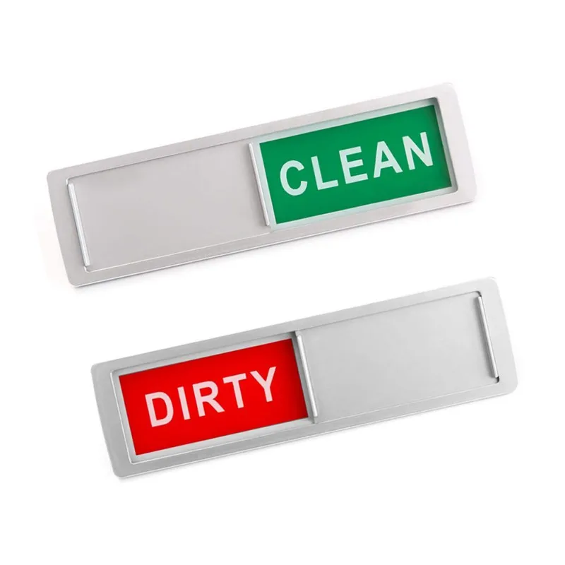 Dishwasher Magnet Clean Dirty Sign Non-Scratching Strong Magnet 2 Double-sided Dirty Clean Dishwasher Magnet Cover