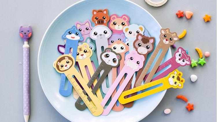 30 pcs/pack MO.CARD "Animal farm " scale shape bookmark paper bookmarks kawaii stationery school supplie papelaria kids gifts