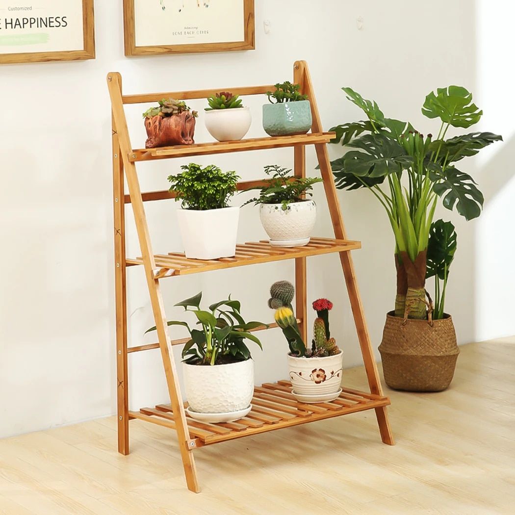 3-Tier Bamboo Plant Stand 