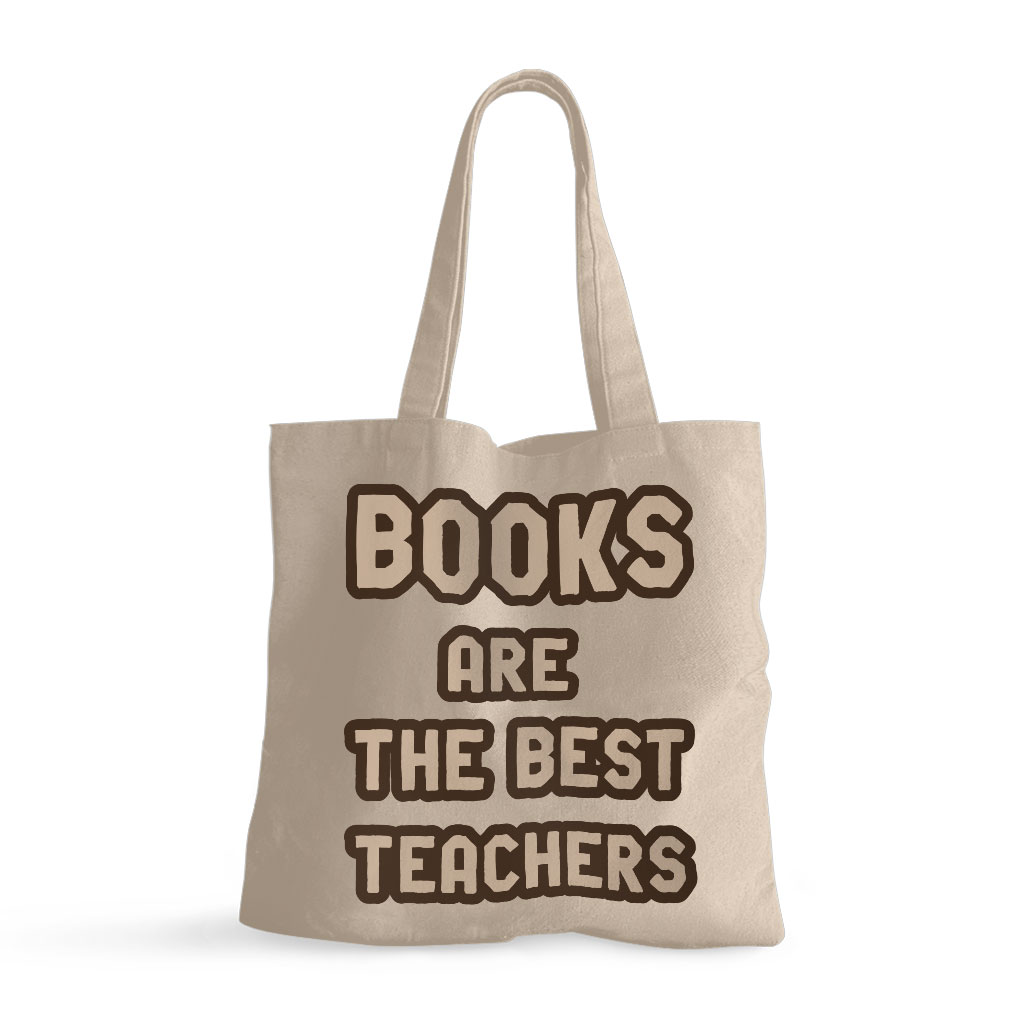 Book Themed Small Tote Bag - Quotes Shopping Bag - Cool Print Tote Bag 