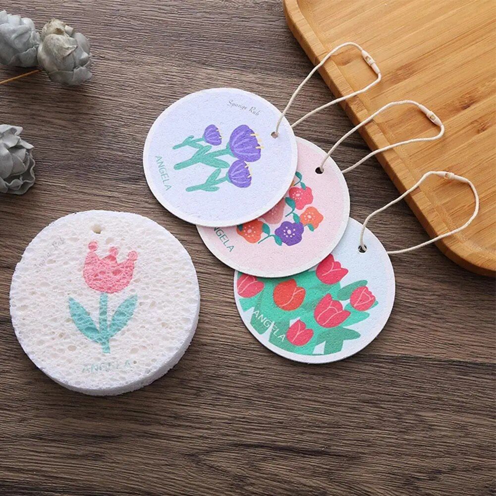 Charming Flower Magic Cleaning Sponges 