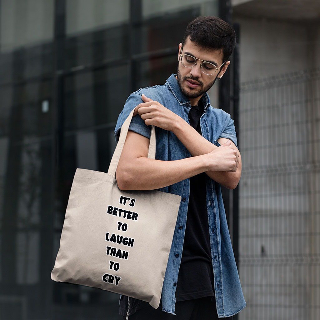 Cool Print Small Tote Bag - Inspirational Shopping Bag - Cool Graphic Tote Bag 