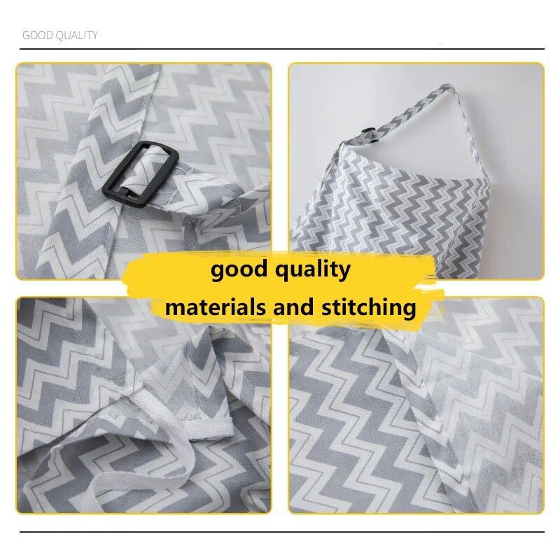Cotton Nursing Cover - Versatile Blanket & Stroller Cover for Moms On-The-Go 
