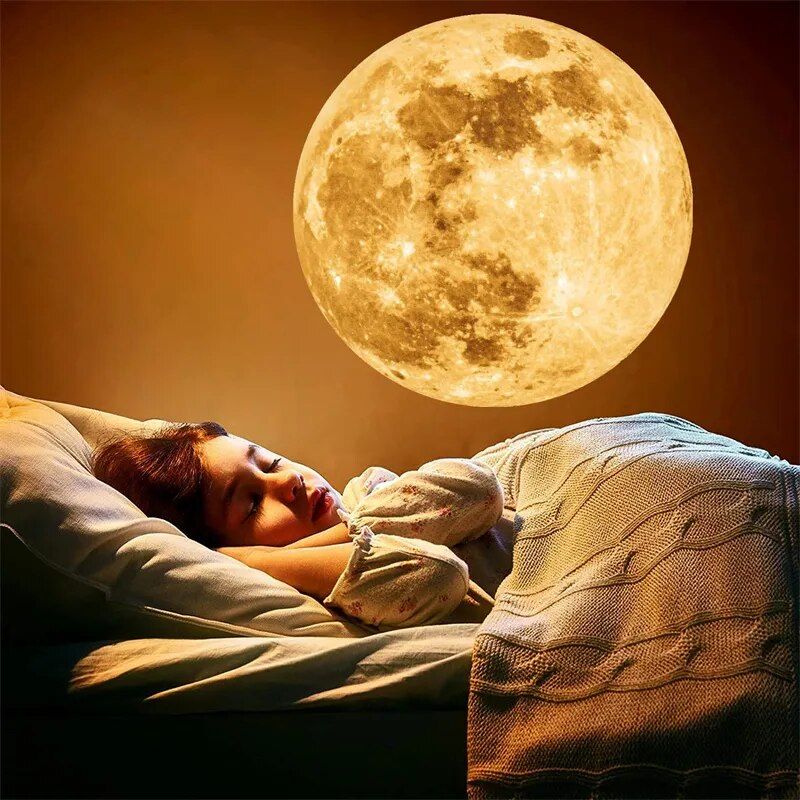 Enchanting Moon and Earth LED Projection Lamp 