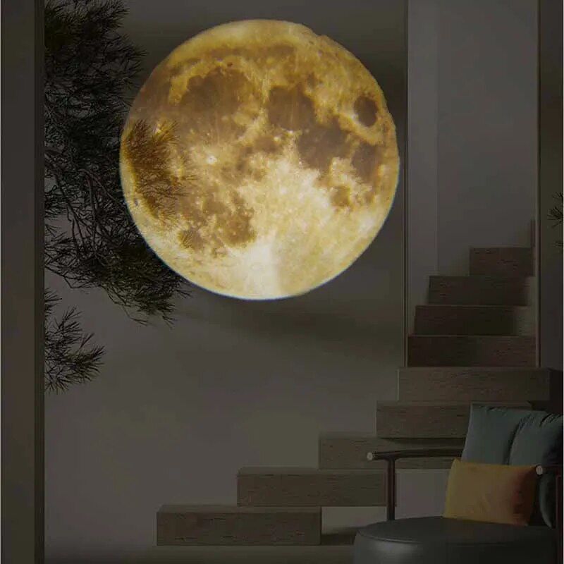 Enchanting Moon and Earth LED Projection Lamp 