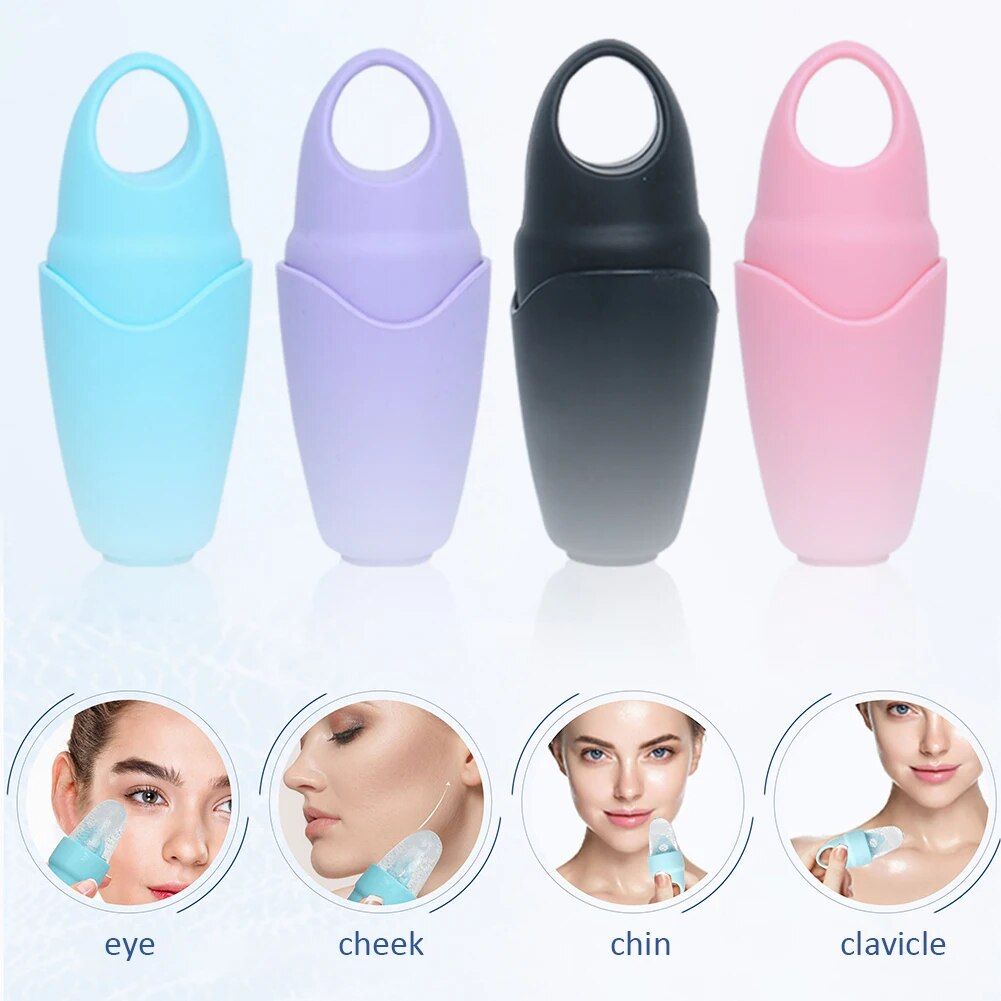 Facial Ice Roller Beauty Mold for Skin Tightening & Pore Reduction 