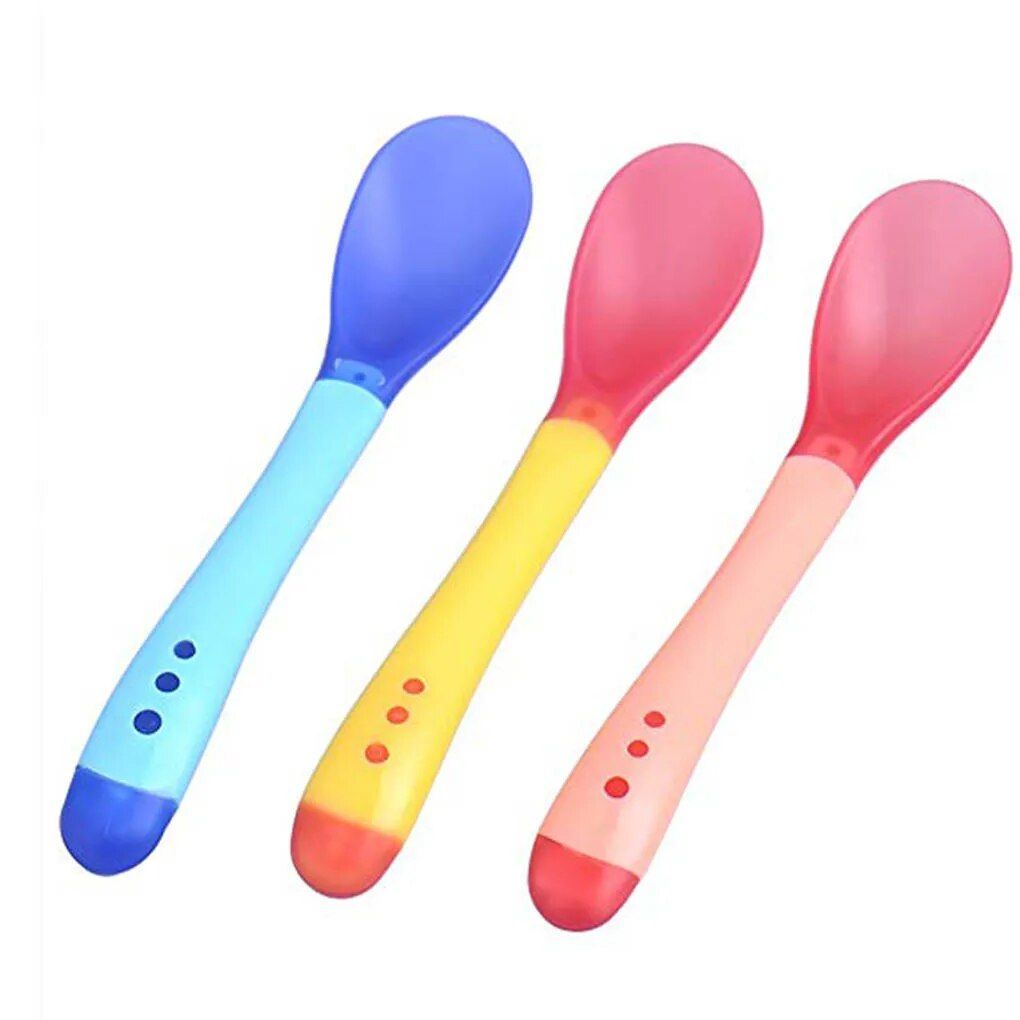 Heat-Sensitive Baby Spoons 