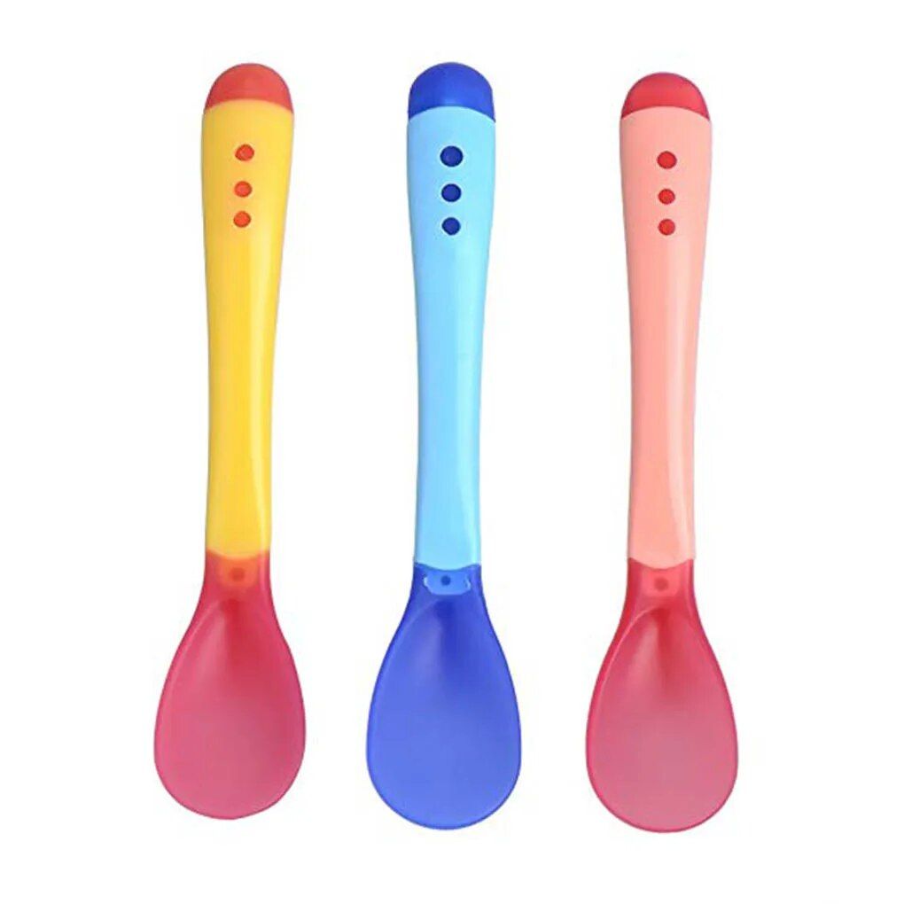 Heat-Sensitive Baby Spoons 