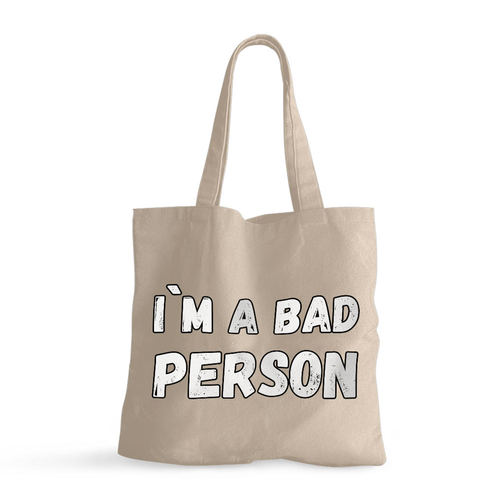 Sarcastic Small Tote Bag - Cool Shopping Bag - Themed Tote Bag 