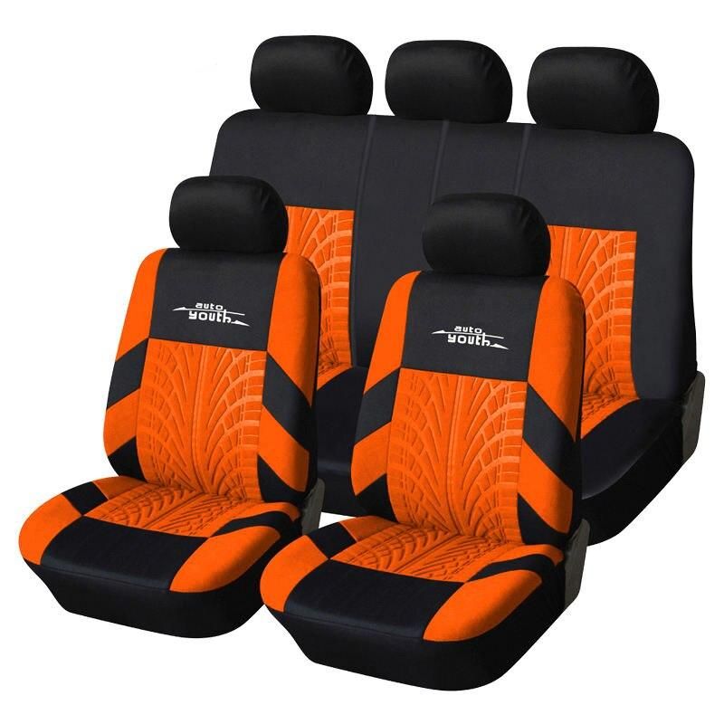 Universal Fashion Tire Trace Style Car Seat Cover Set 