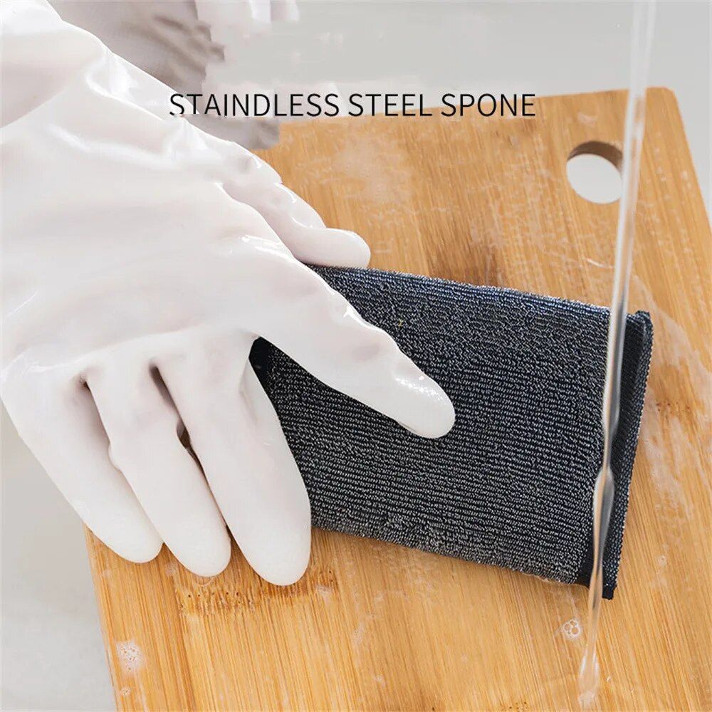 Magic Stainless Steel Dishwashing Sponge 