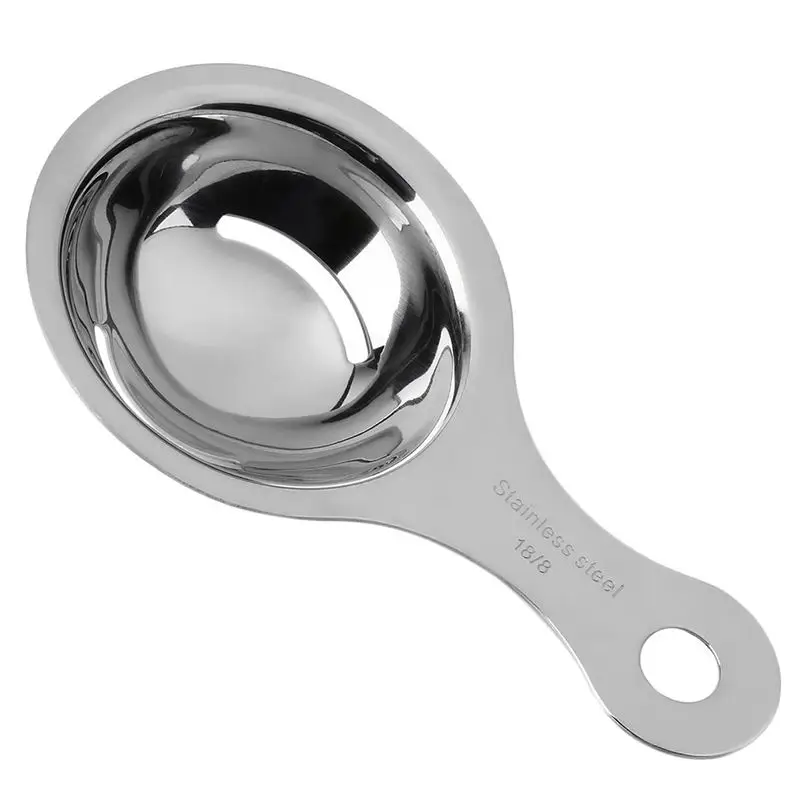 Egg White Separator Stainless Steel Tools Eggs Yolk Filter Gadgets Kitchen Accessories Separating Funnel Spoon Divider Utensils 