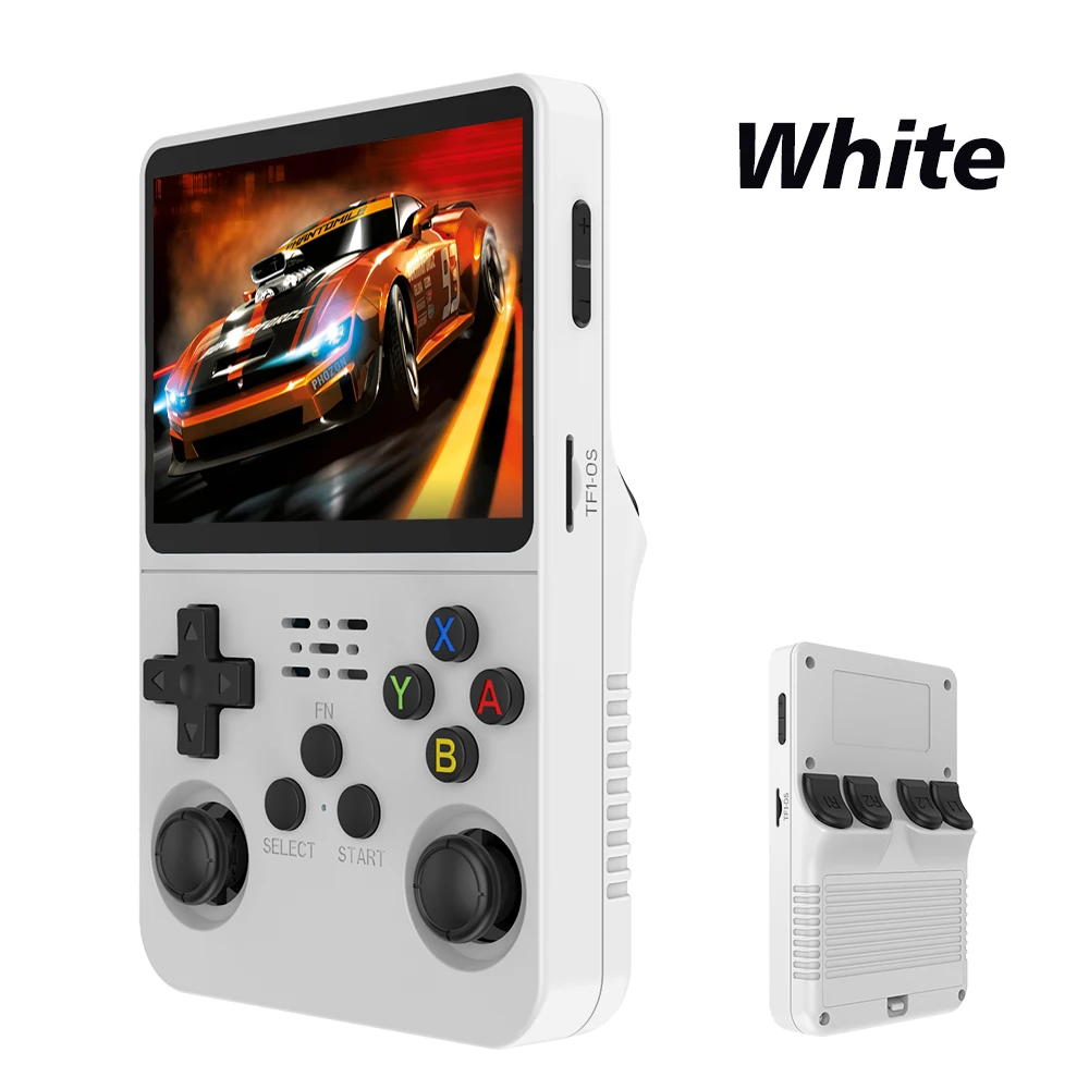 R36S Retro Handheld Video Game Console Linux System 3.5 Inch IPS Screen R35s Pro Portable Pocket Video Player 64GB Games