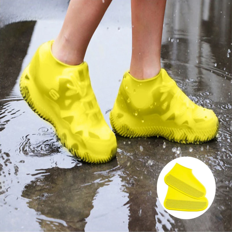 Waterproof Non-slip Silicone Cover Shoe for Rainy Day 