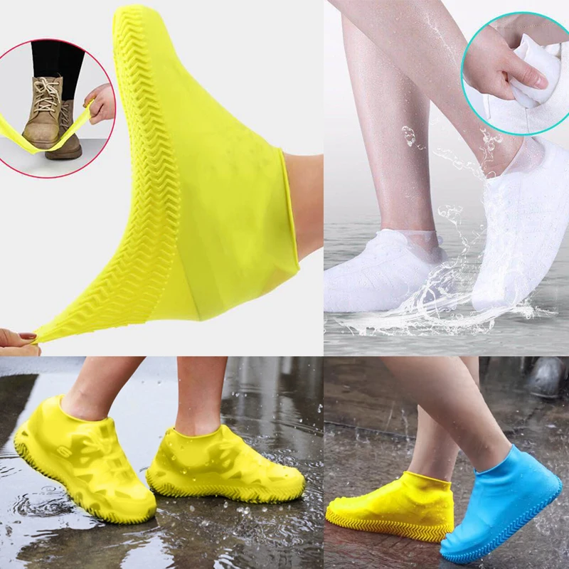 Waterproof Non-slip Silicone Cover Shoe for Rainy Day 